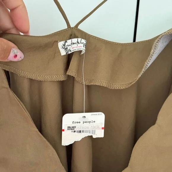 Intimately Free People Olive Green Camisole Top - Picture 3 of 9